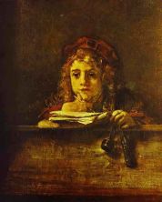 Haga click para ver la imagen ampliada the artist's son titus at his desk.jpg